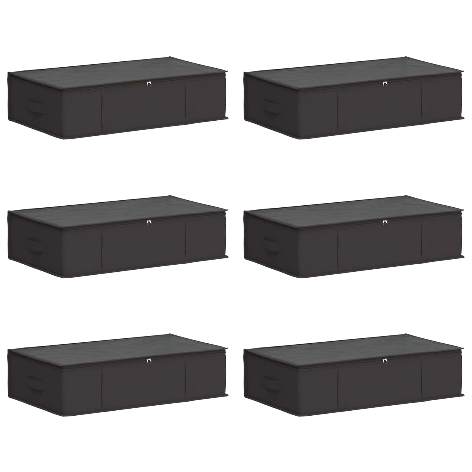 Scatola di stoccaggio con finestra trasparente in alto 6 pcs