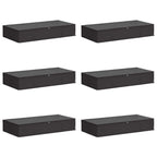 Scatola di stoccaggio con finestra trasparente in alto 6 pcs