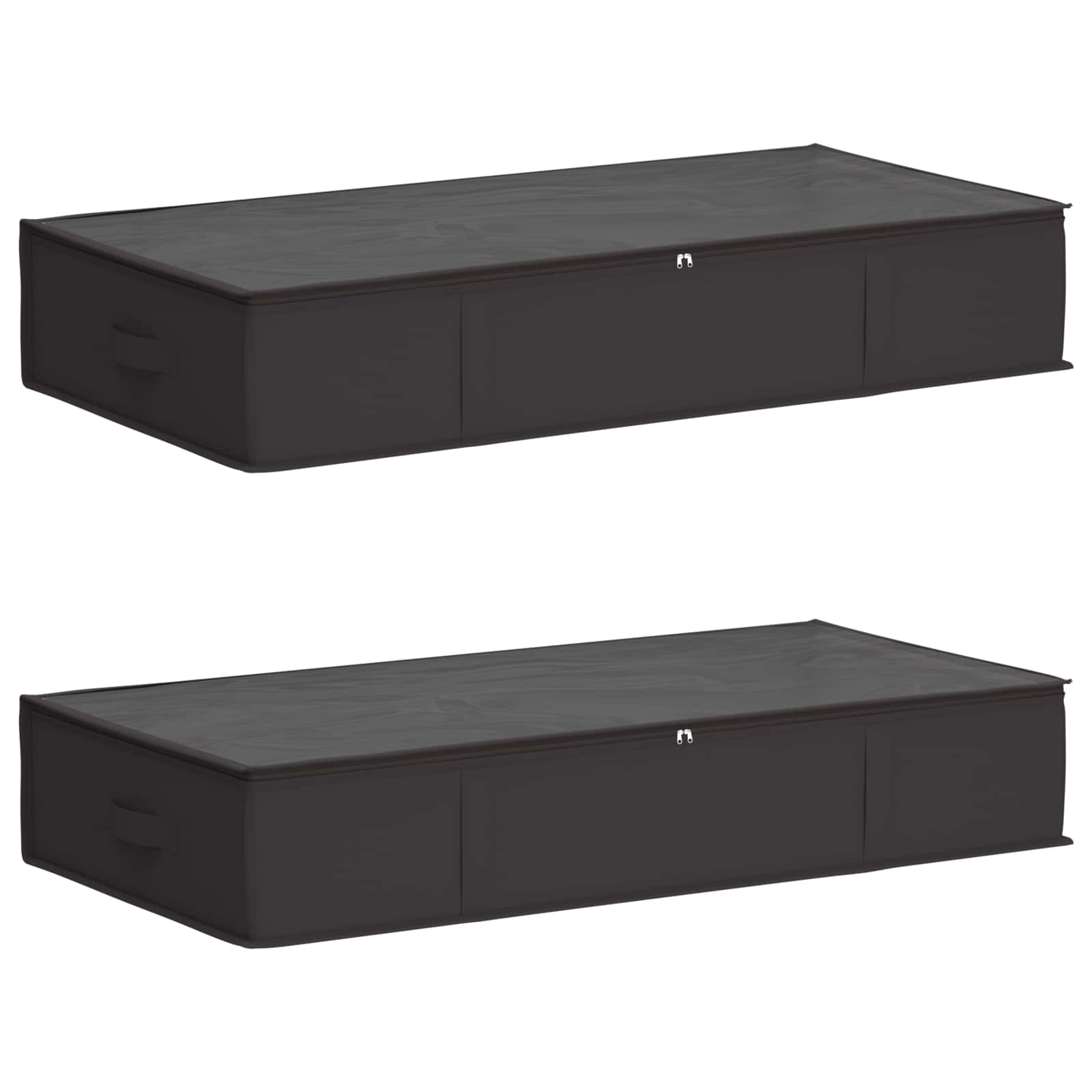 Scatola di stoccaggio con finestra trasparente in alto 2 pcs