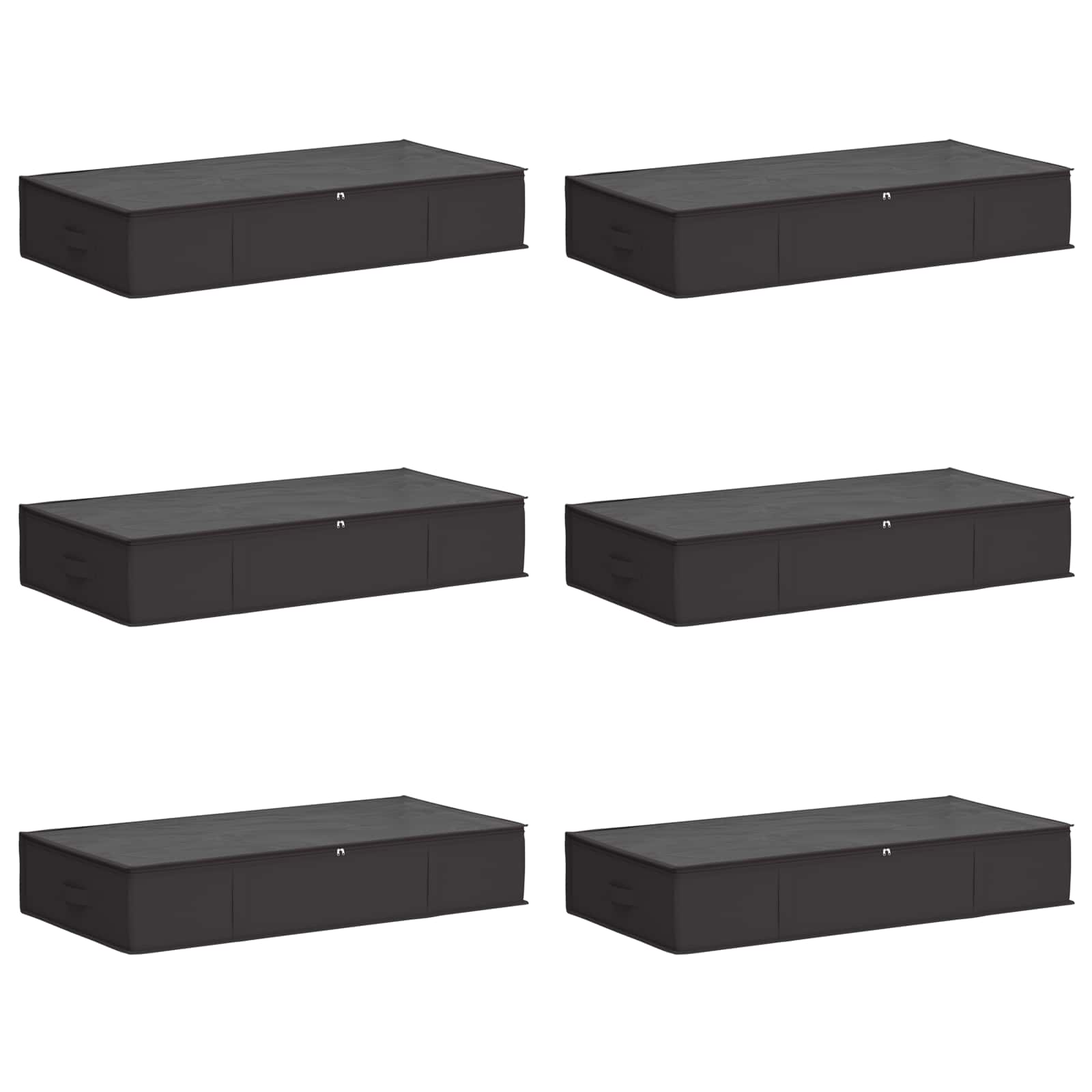 Scatola di stoccaggio con finestra trasparente in alto 6 pcs
