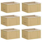 Scatola di stoccaggio con finestra trasparente in alto 6 pcs