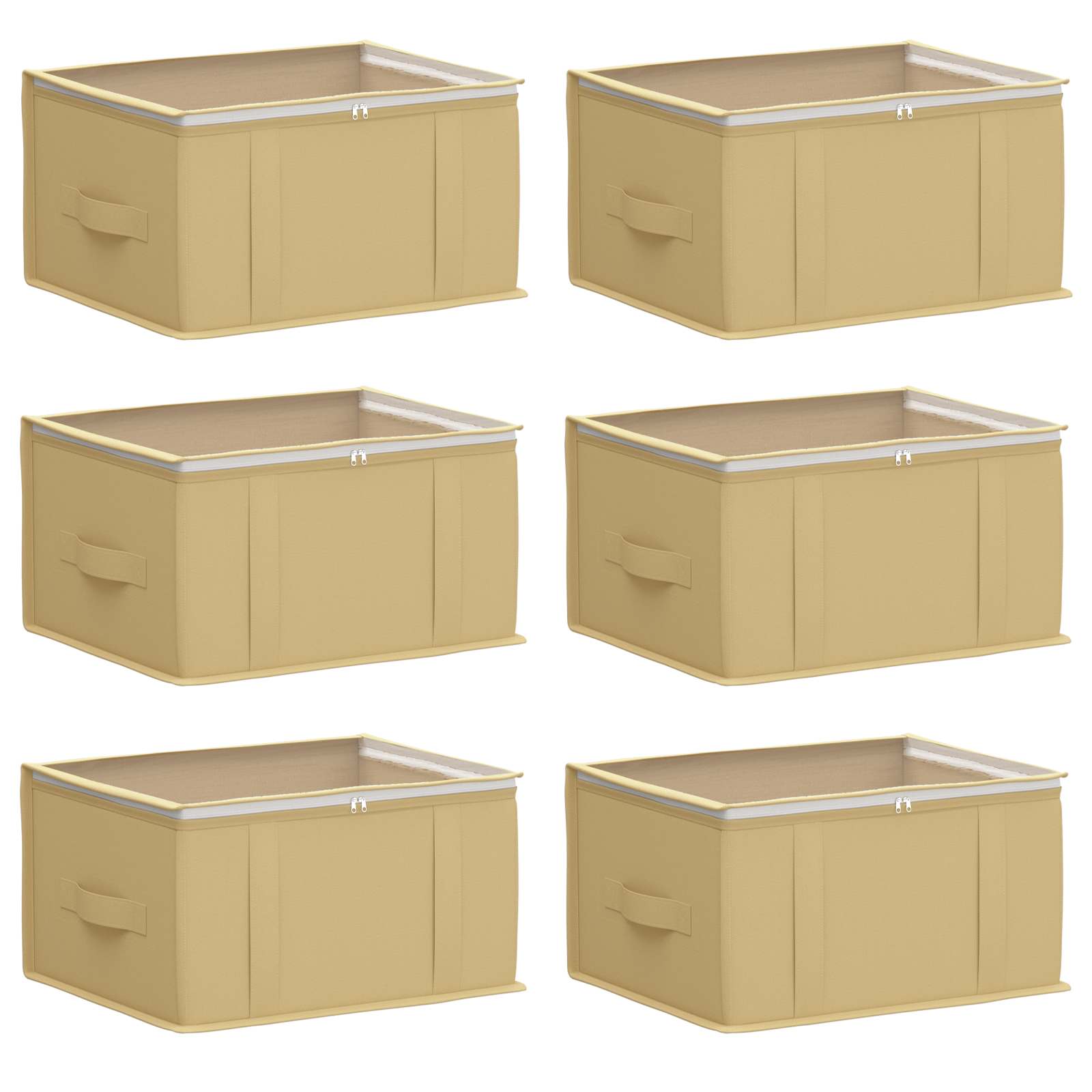 Scatola di stoccaggio con finestra trasparente in alto 6 pcs