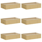 Scatola di stoccaggio con finestra trasparente in alto 6 pcs