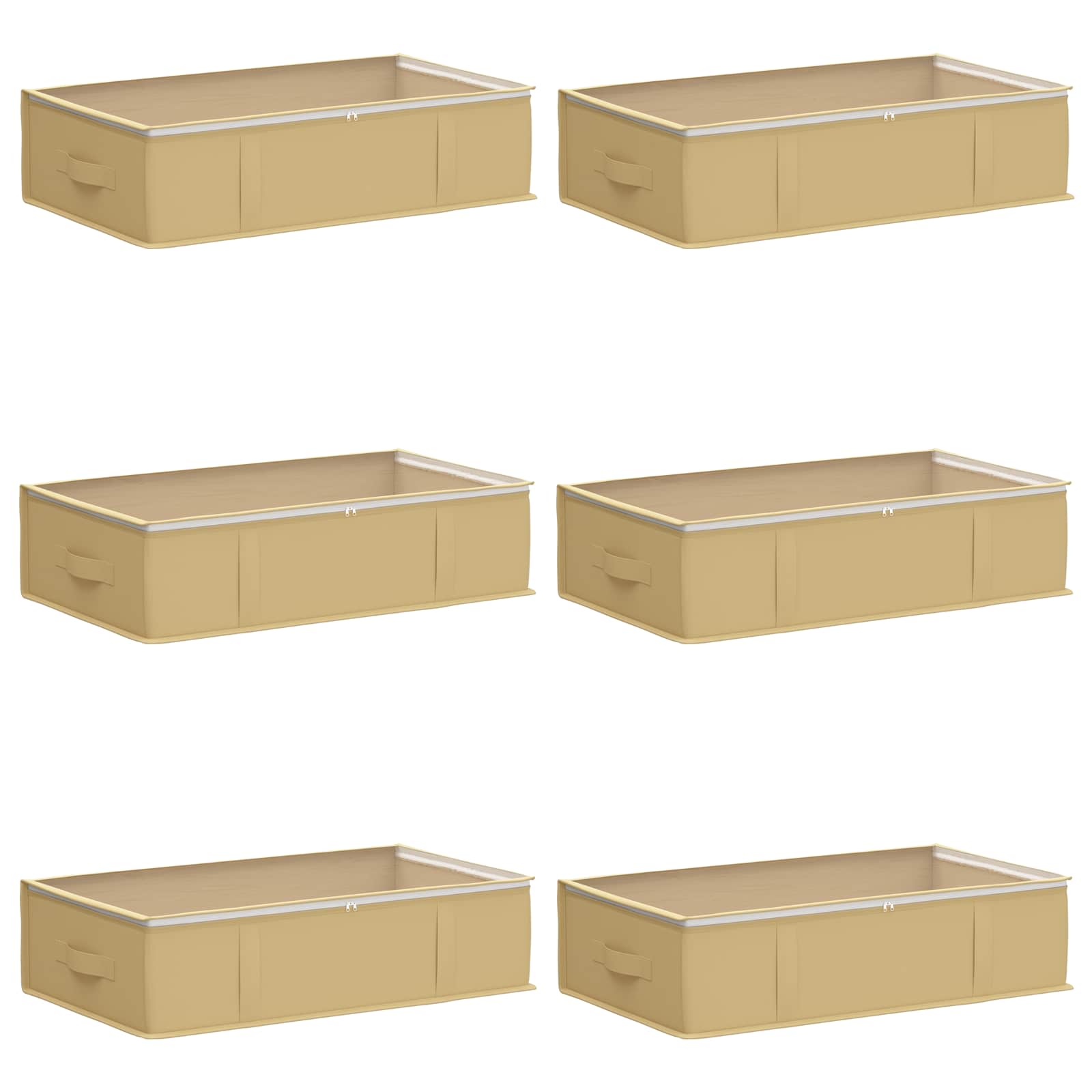 Scatola di stoccaggio con finestra trasparente in alto 6 pcs