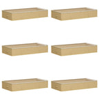 Scatola di stoccaggio con finestra trasparente in alto 6 pcs