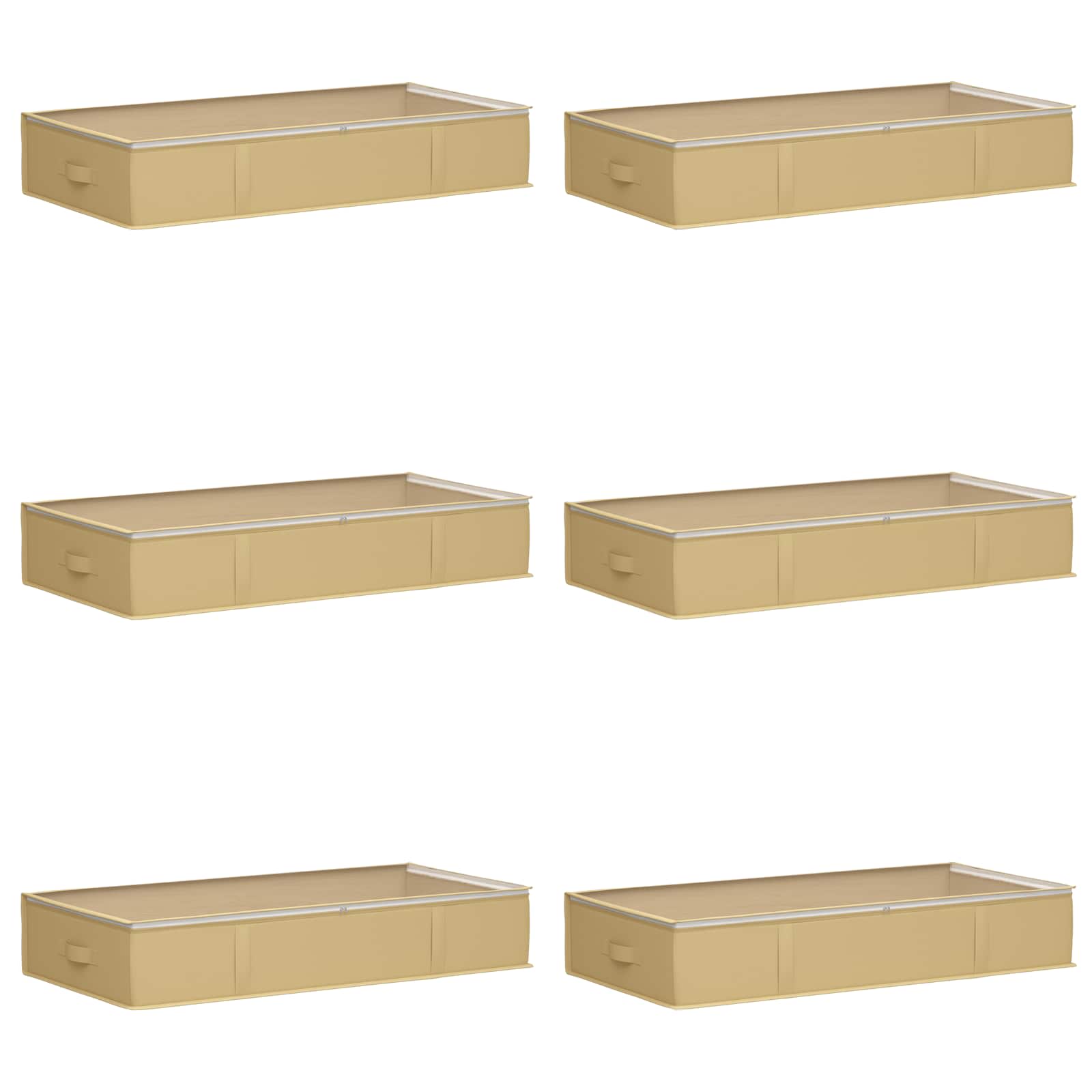 Scatola di stoccaggio con finestra trasparente in alto 6 pcs