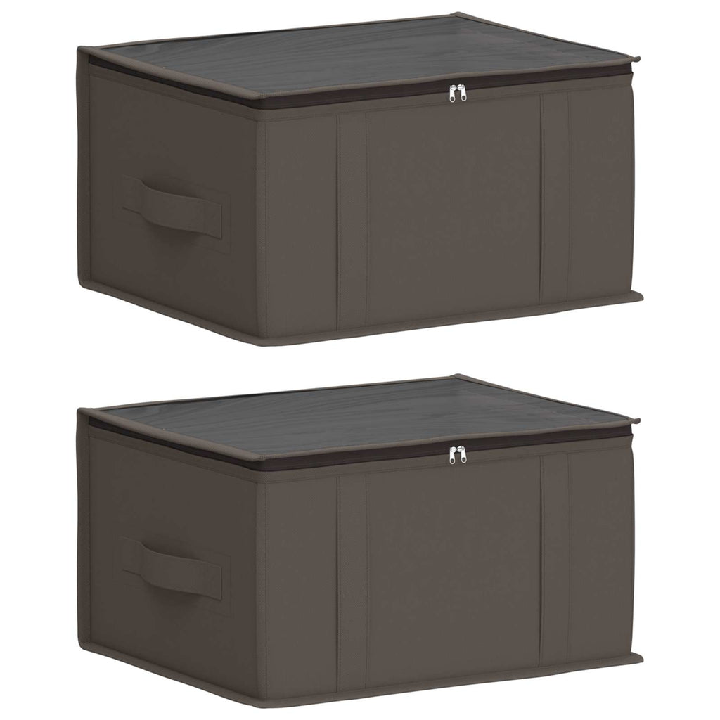 Scatola di stoccaggio con finestra trasparente in alto 2 pcs