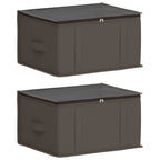 Scatola di stoccaggio con finestra trasparente in alto 2 pcs