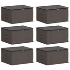 Scatola di stoccaggio con finestra trasparente in alto 6 pcs