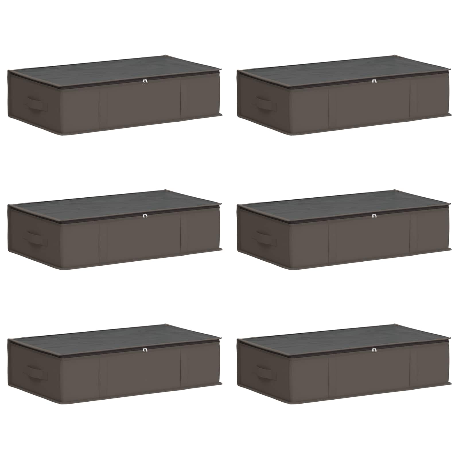 Scatola di stoccaggio con finestra trasparente in alto 6 pcs