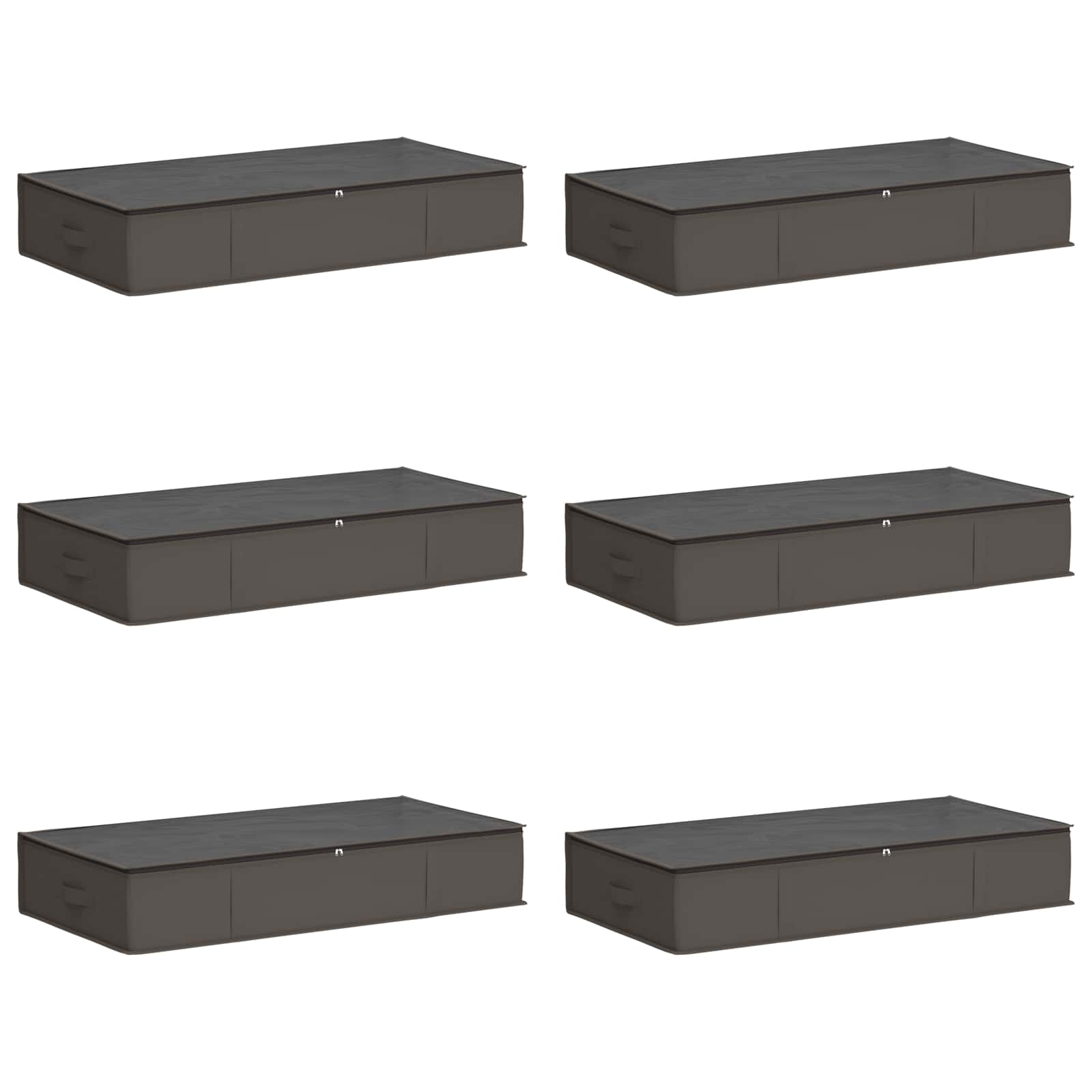 Scatola di stoccaggio con finestra trasparente in alto 6 pcs