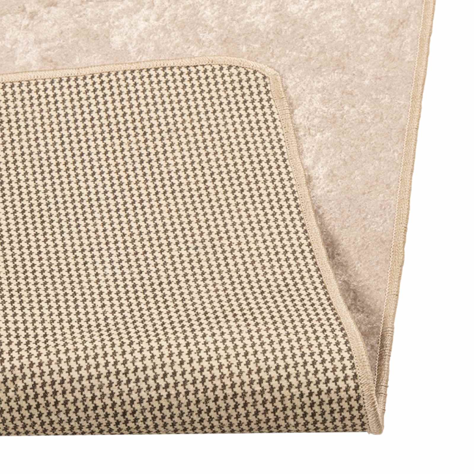 Runner Tappeto MARSA Crema 50 x 300 cm Poliestere e PVC