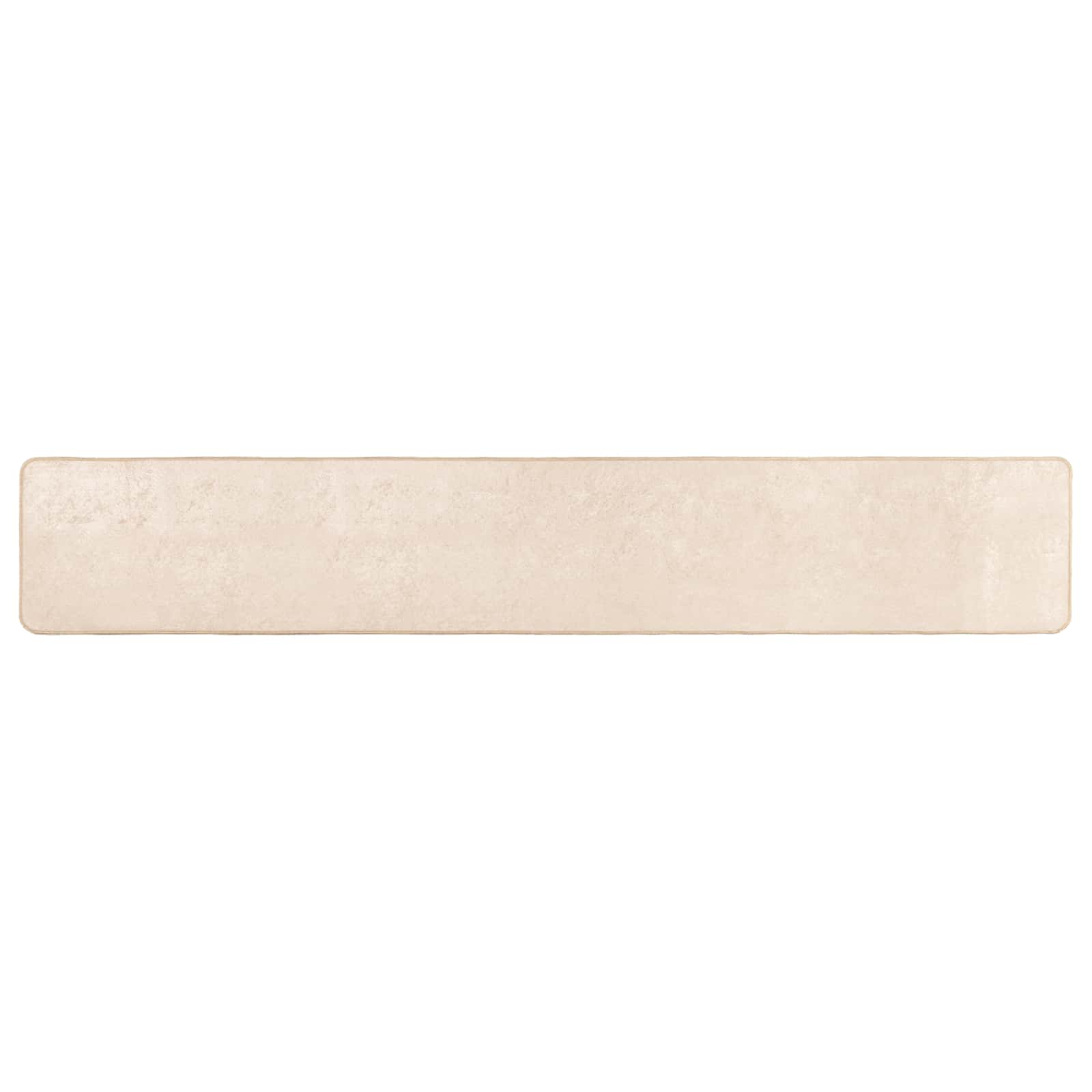 Runner Tappeto MARSA Crema 50 x 300 cm Poliestere e PVC