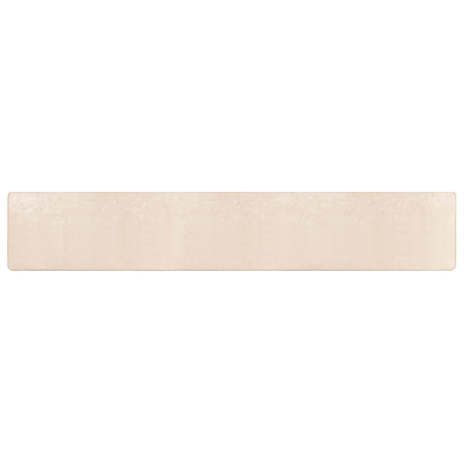 Runner Tappeto MARSA Crema 50 x 450 cm Poliestere e PVC