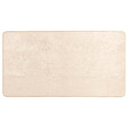 Runner Tappeto MARSA Crema 80 x 100 cm Poliestere e PVC