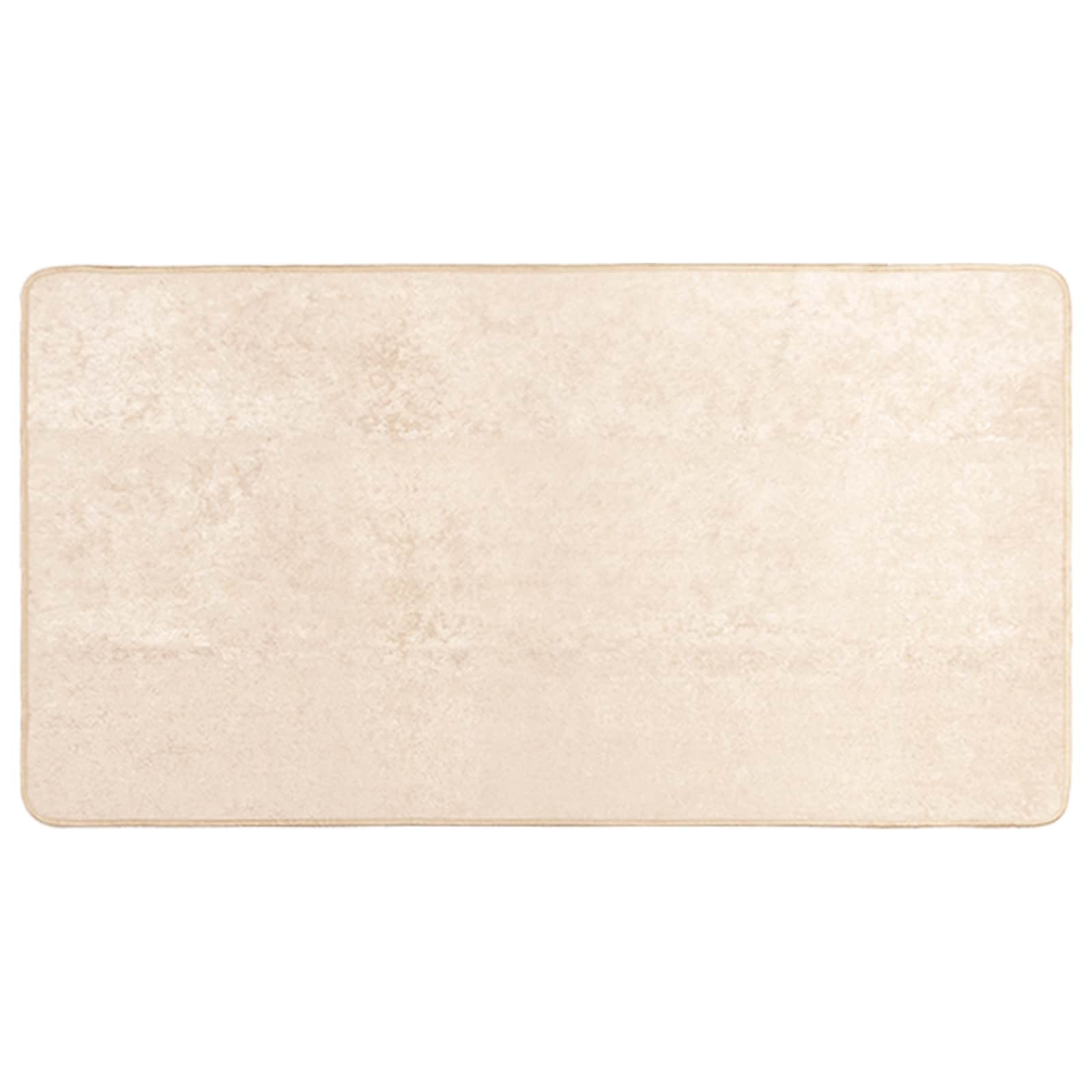 Runner Tappeto MARSA Crema 100 x 200 cm Poliestere e PVC