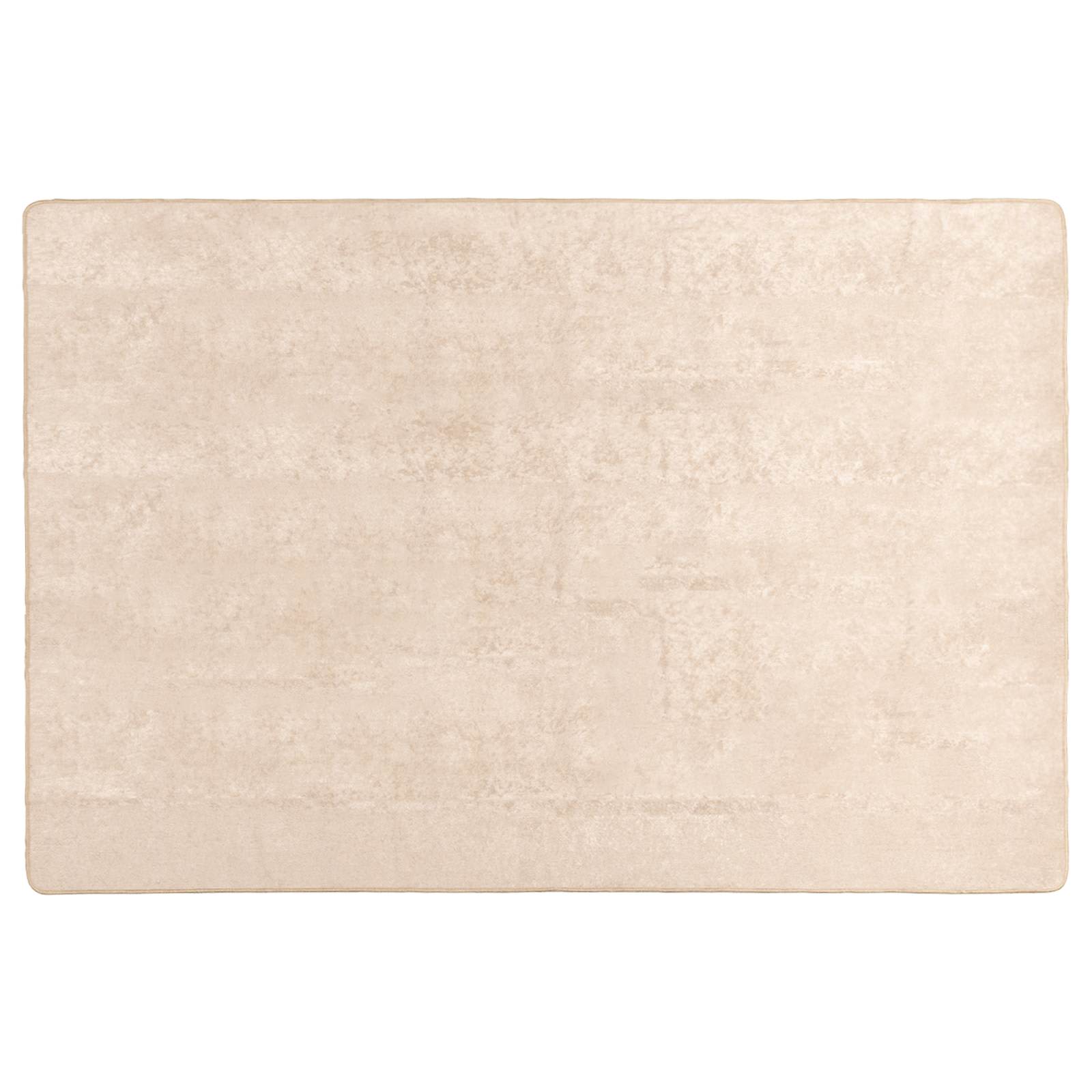 Runner Tappeto MARSA Crema 120 x 170 cm Poliestere e PVC