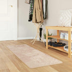 Runner Tappeto MARSA Beige 50 x 100 cm Poliestere e PVC
