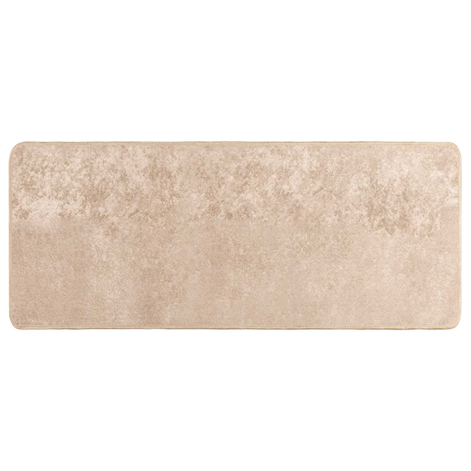 Runner Tappeto MARSA Beige 50 x 100 cm Poliestere e PVC