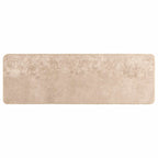 Runner Tappeto MARSA Beige 50 x 150 cm Poliestere e PVC