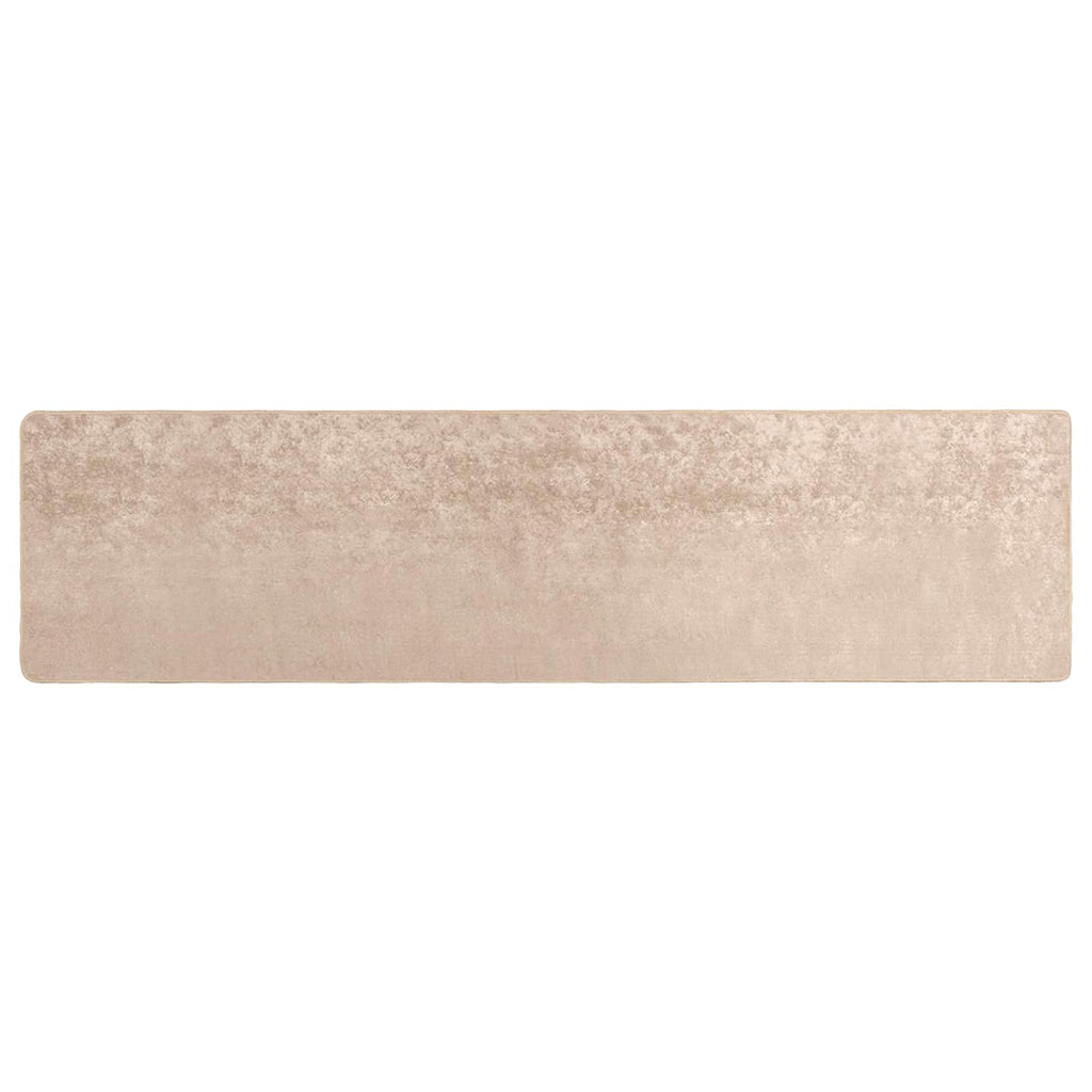 Runner Tappeto MARSA Beige 50 x 250 cm Poliestere e PVC