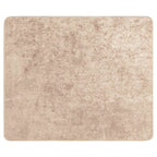 Runner Tappeto MARSA Beige 80 x 100 cm Poliestere e PVC
