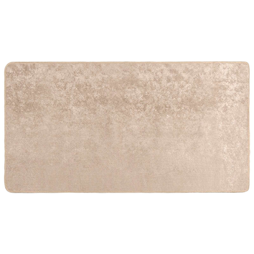 Runner Tappeto MARSA Beige 80 x 150 cm Poliestere e PVC