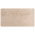 Runner Tappeto MARSA Beige 80 x 150 cm Poliestere e PVC