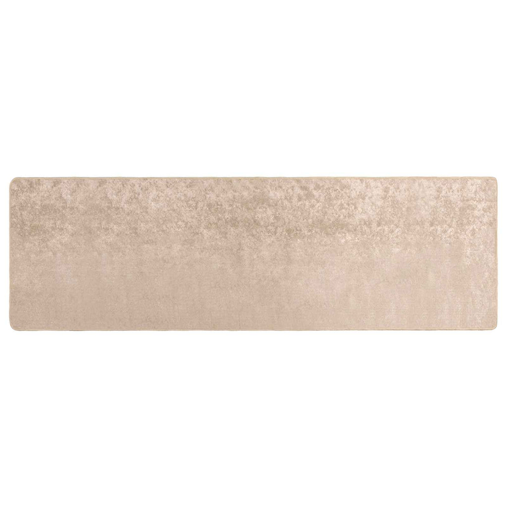 Runner Tappeto MARSA Beige 80 x 250 cm Poliestere e PVC