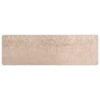 Runner Tappeto MARSA Beige 80 x 250 cm Poliestere e PVC