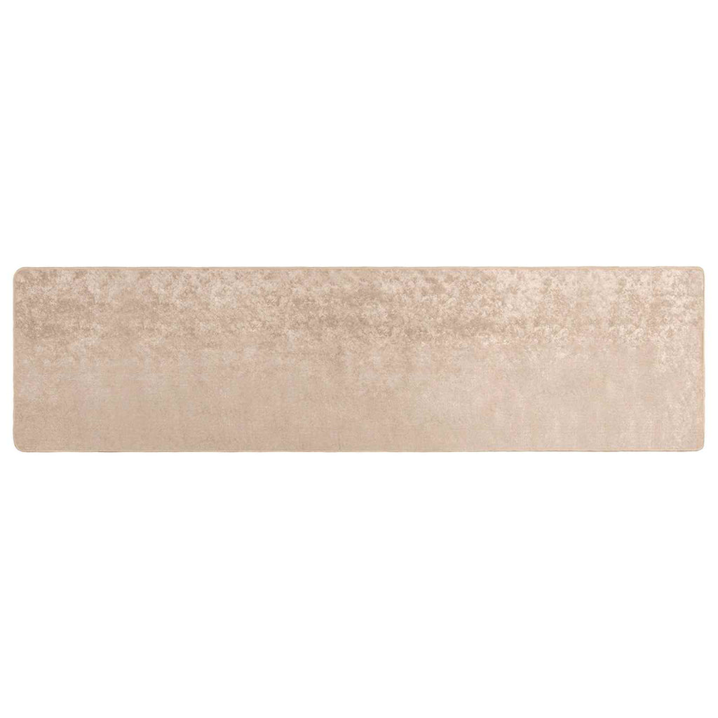 Runner Tappeto MARSA Beige 80 x 300 cm Poliestere e PVC