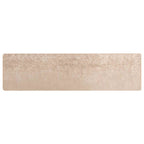 Runner Tappeto MARSA Beige 80 x 300 cm Poliestere e PVC