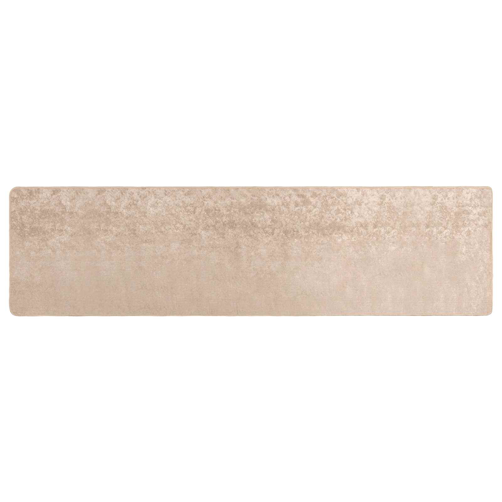 Runner Tappeto MARSA Beige 80 x 300 cm Poliestere e PVC