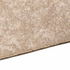 Runner Tappeto MARSA Beige 80 x 350 cm Poliestere e PVC