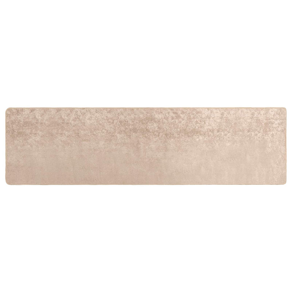 Runner Tappeto MARSA Beige 80 x 350 cm Poliestere e PVC