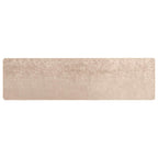Runner Tappeto MARSA Beige 80 x 350 cm Poliestere e PVC