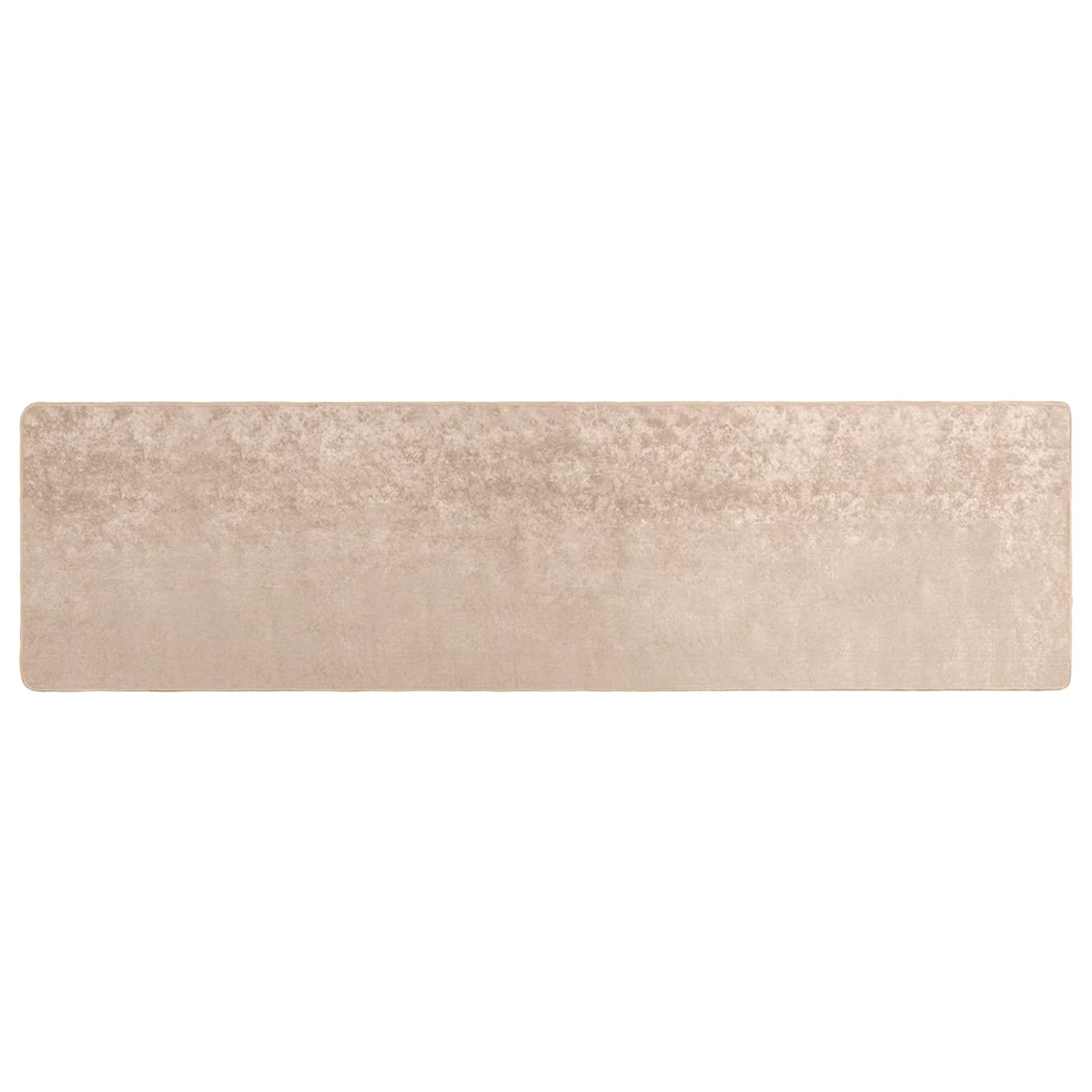 Runner Tappeto MARSA Beige 80 x 350 cm Poliestere e PVC