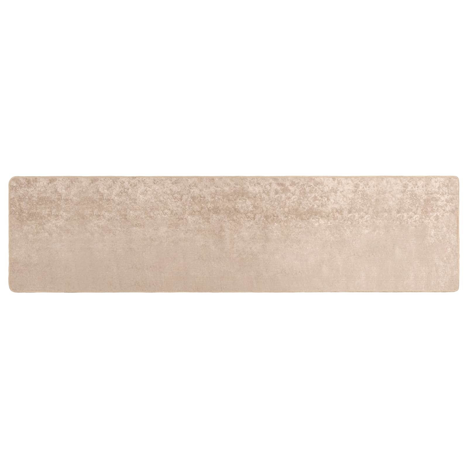 Runner Tappeto MARSA Beige 80 x 400 cm Poliestere e PVC