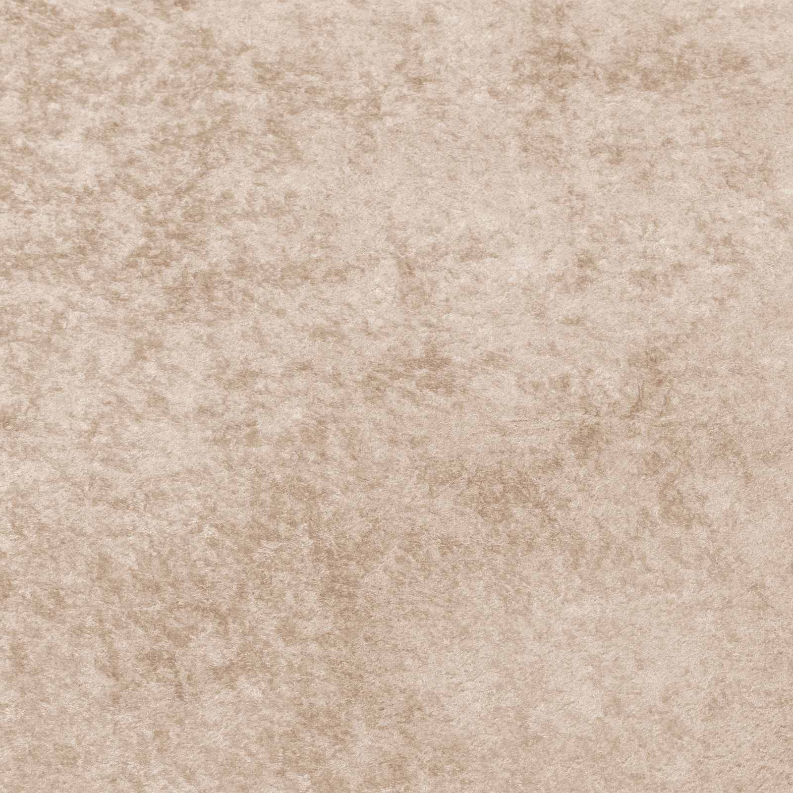 Runner Tappeto MARSA Beige 80 x 450 cm Poliestere e PVC