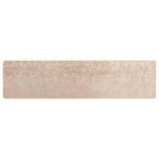 Runner Tappeto MARSA Beige 80 x 450 cm Poliestere e PVC