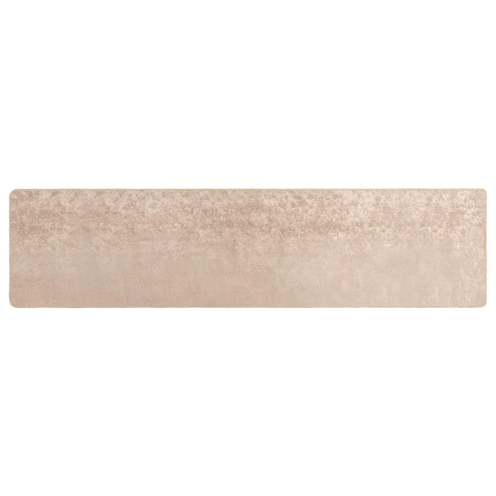Runner Tappeto MARSA Beige 80 x 450 cm Poliestere e PVC