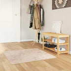 Runner Tappeto MARSA Beige 100 x 100 cm Poliestere e PVC