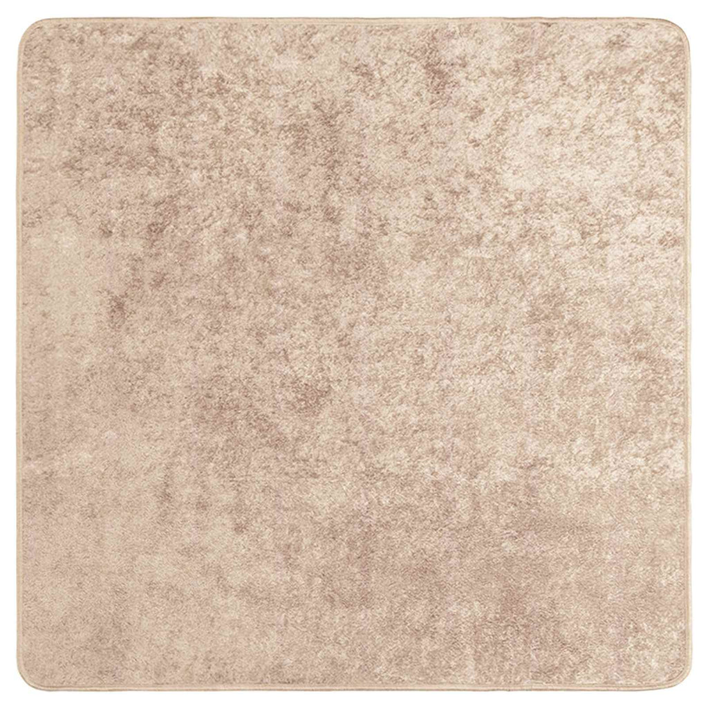 Runner Tappeto MARSA Beige 100 x 100 cm Poliestere e PVC