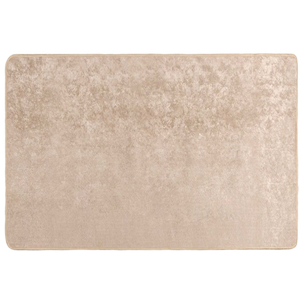 Runner Tappeto MARSA Beige 100 x 150 cm Poliestere e PVC