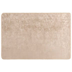 Runner Tappeto MARSA Beige 100 x 150 cm Poliestere e PVC