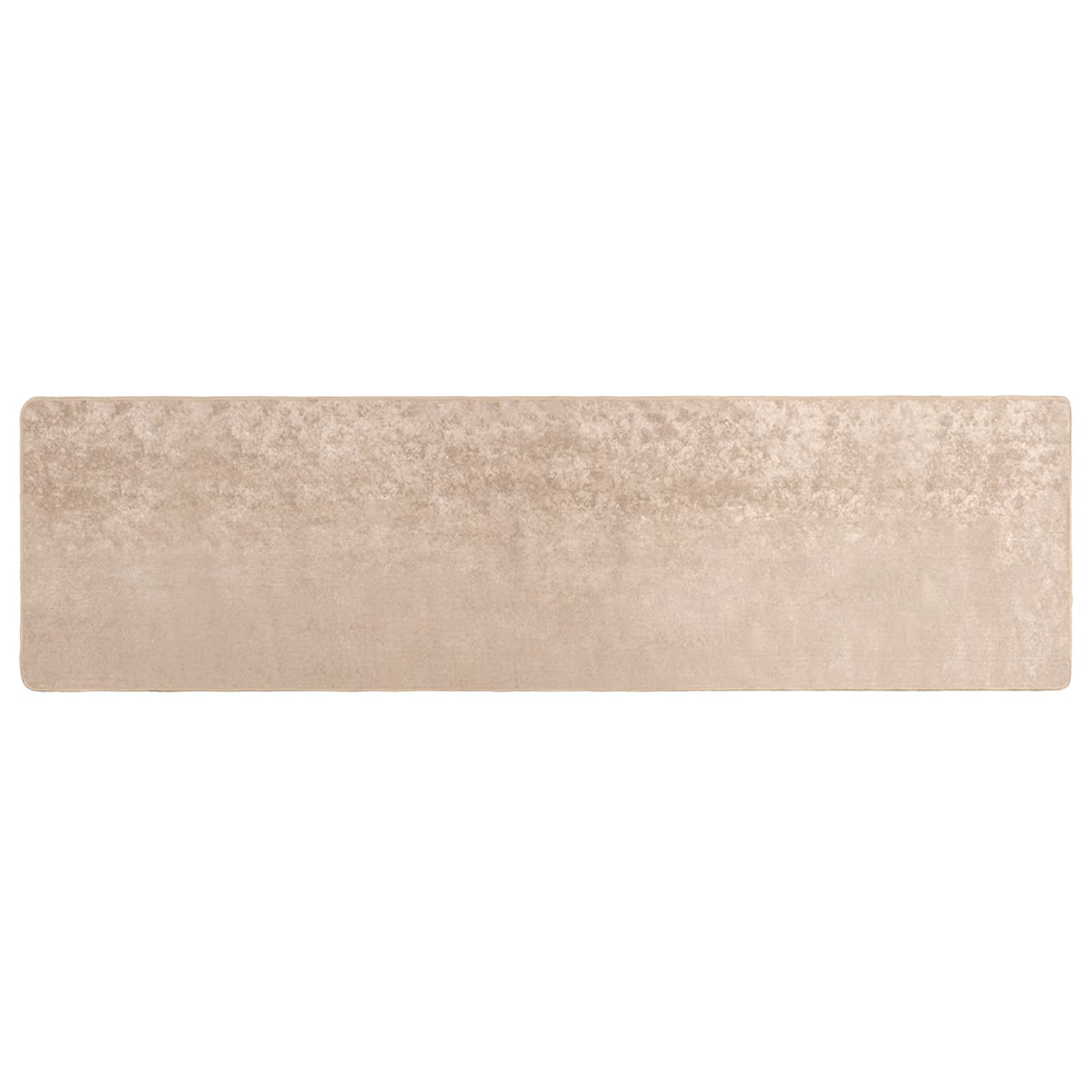 Runner Tappeto MARSA Beige 100 x 400 cm Poliestere e PVC