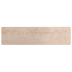 Runner Tappeto MARSA Beige 100 x 450 cm Poliestere e PVC