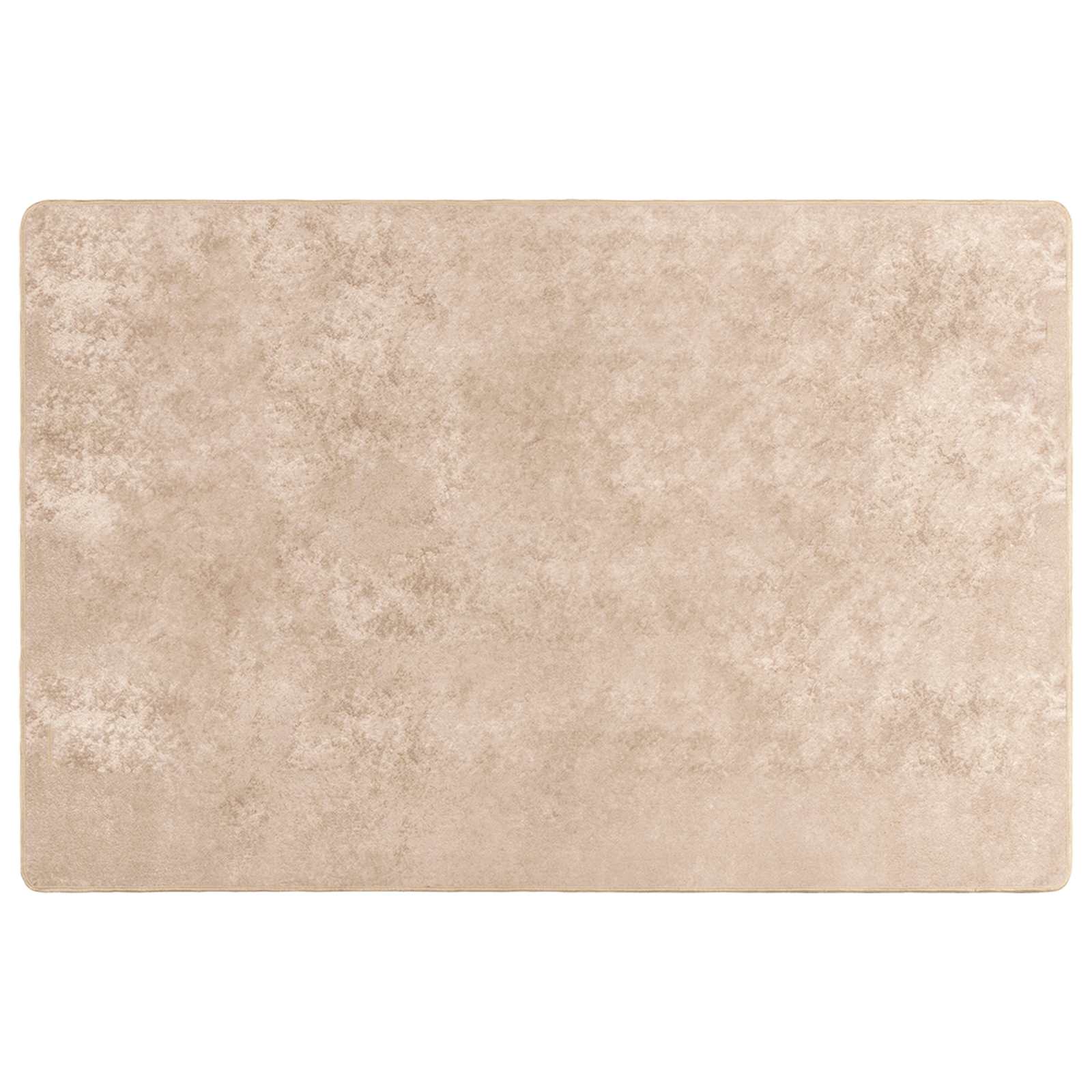 Runner Tappeto MARSA Beige 120 x 170 cm Poliestere e PVC