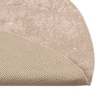 Runner Tappeto MARSA Beige 120 x 120 cm Poliestere e PVC
