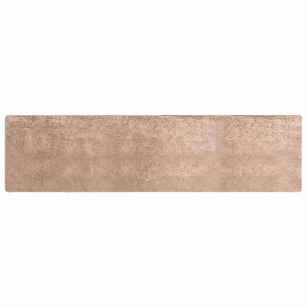 Runner Tappeto MARSA Sabbia 50 x 300 cm Poliestere e PVC